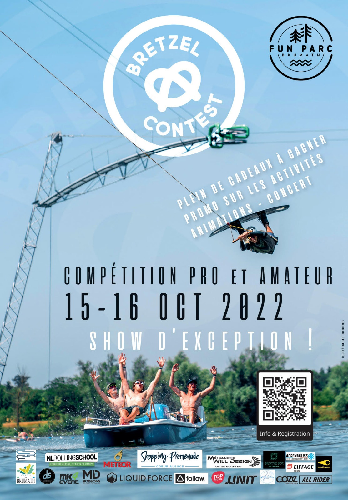 BRETZEL CONTEST #1 : La compétition internationale de WakeBoard en Alsace !